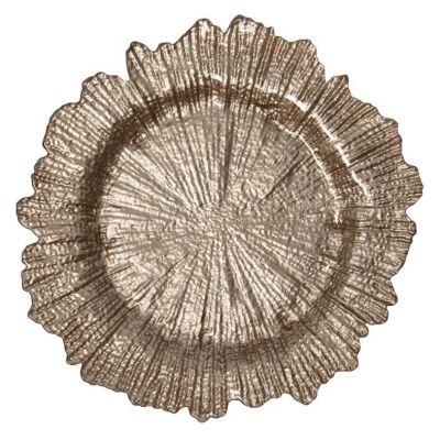 Image of Starburst Champagne Charger 13"